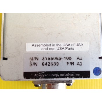 ADVANCED ENERGY 3155069-105 RF Feed Through Assembly